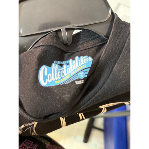 Old Navy Black Boys Size Small with Silver Batman Logo Long Sleeve Shirt - Picture 5 of 5